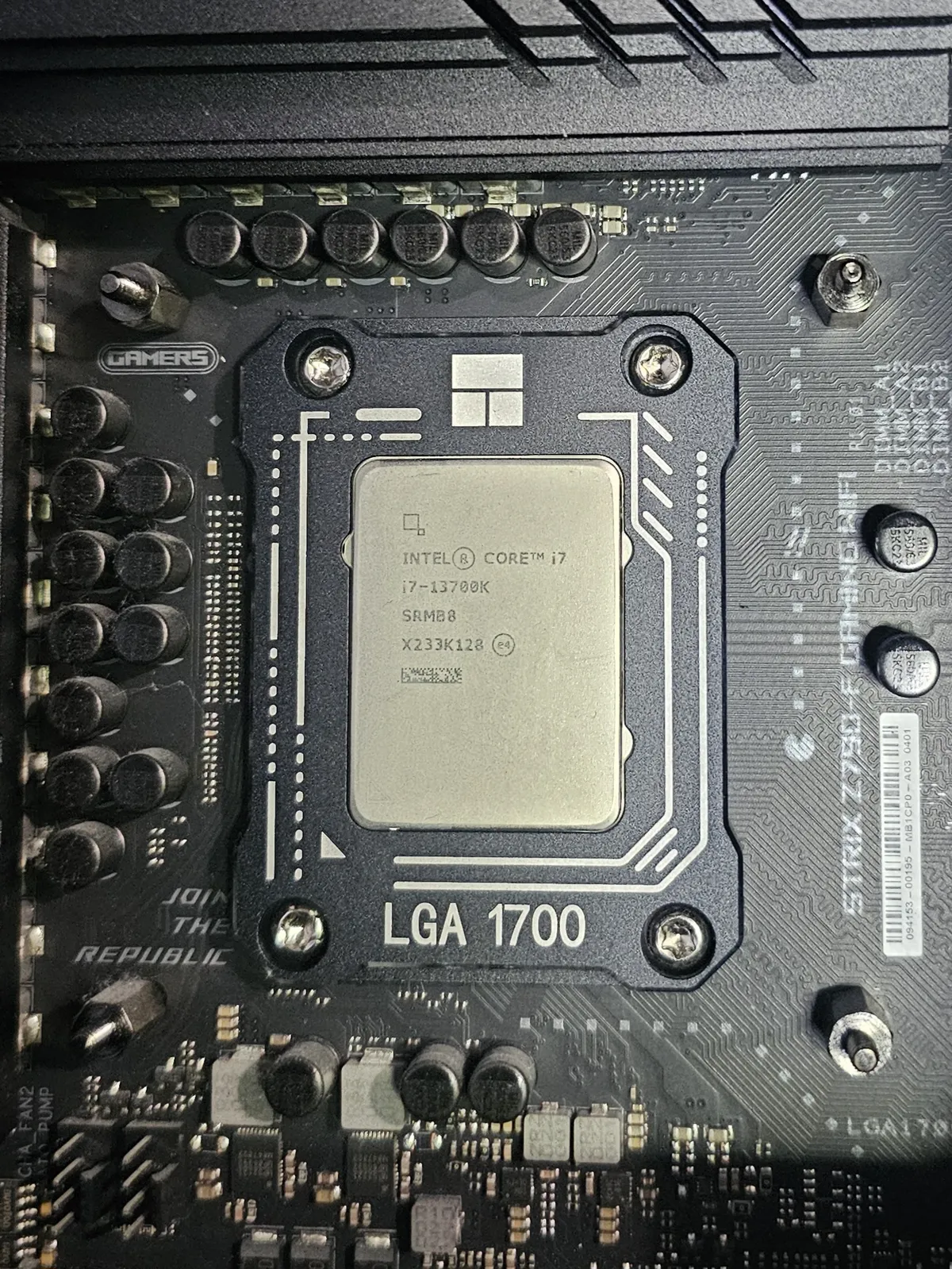 CPU Contact Frame + New Thermal Compound